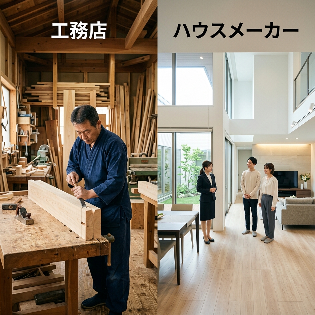 【徹底比較】工務店vsハウスメーカー｜費用・品質・自由度の違いと選び方のコツ【2026年版】