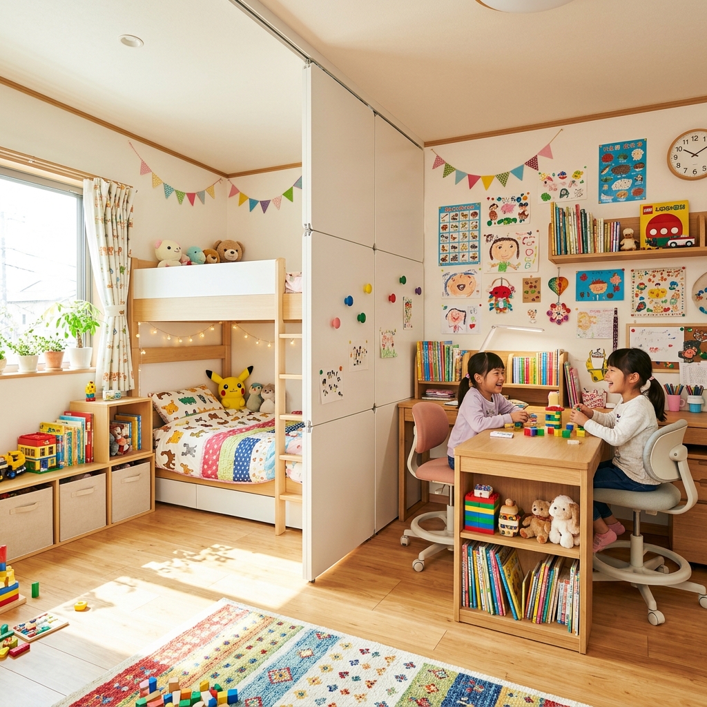 注文住宅の子供部屋設計ガイド｜可変間仕切りと将来を見据えた間取り